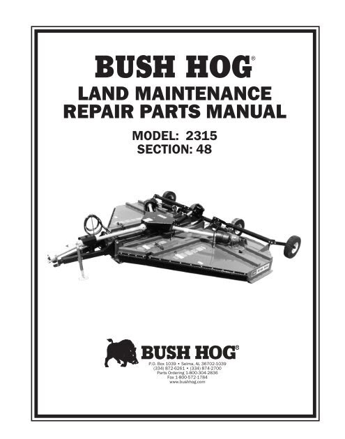 25 Bush Hog Parts Diagram - Wiring Database 2020
