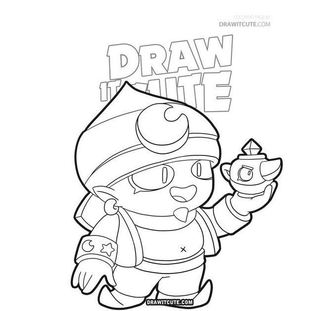 Brawl Stars Coloring Pages Jacky - Free Coloring Pages