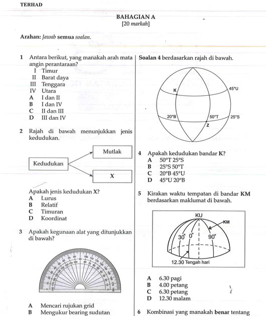 Soalan Matematik Pt3 2019 / Koleksi kertas soalan peperiksaan percubaan