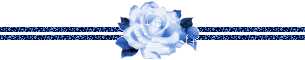 blue rose divider