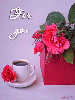 Кофе и розы для тебя