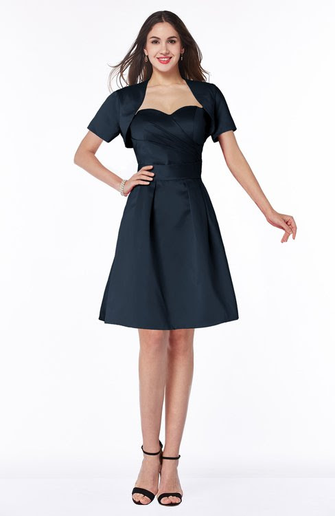 macys navy gown