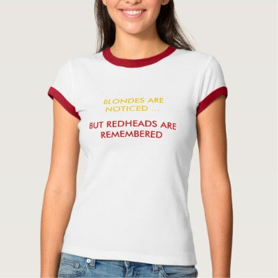 REDHEADS REMEMBERED TEE SHIRT by REDHEAD69