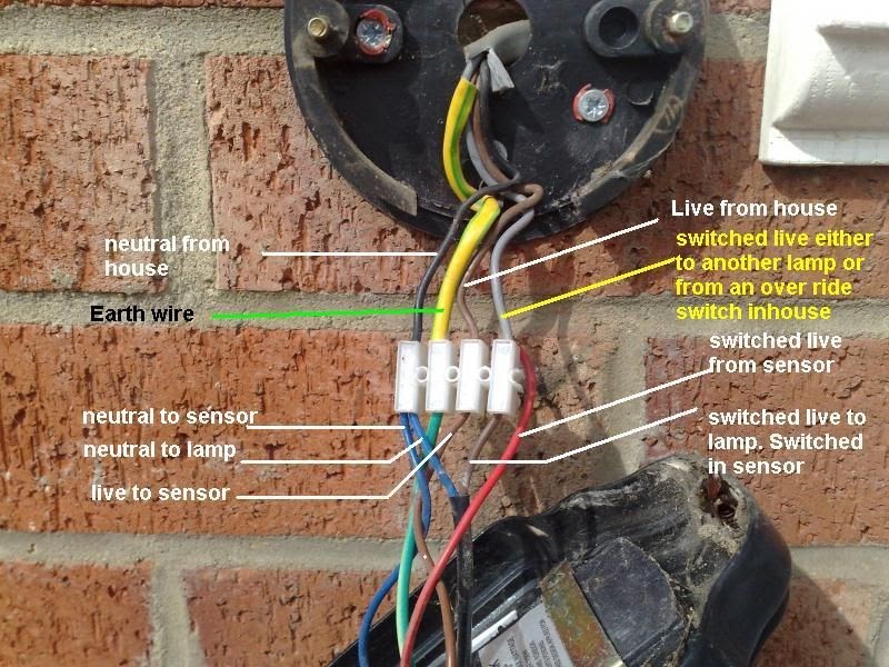 Wiring Diagram For Outside Light With Pir