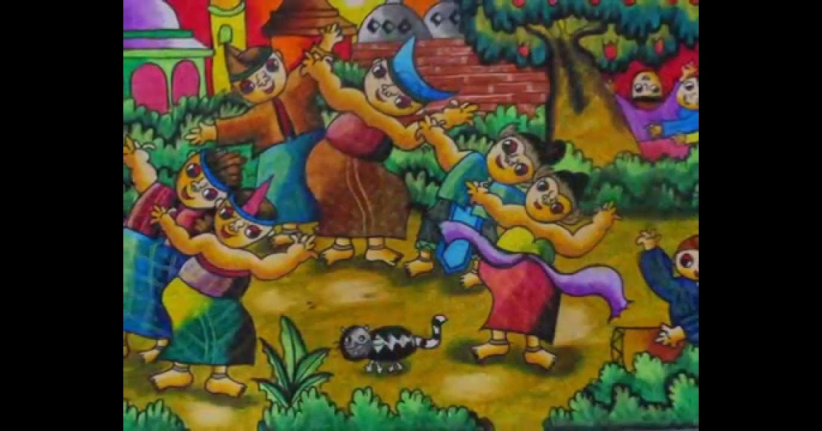 28 Gambar Ilustrasi Kebudayaan Indonesia Yang Mudah Digambar Gambarilus