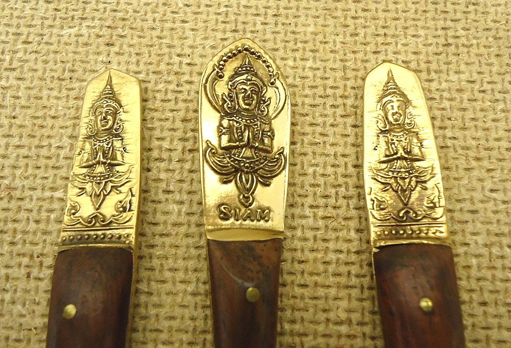 6 Piece Siam Miniature Flatware Set from Thailand from