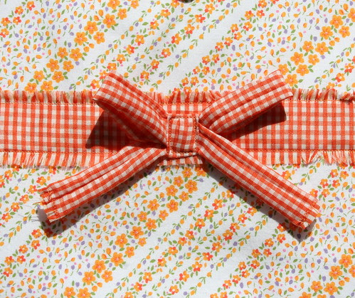 Gingham bow