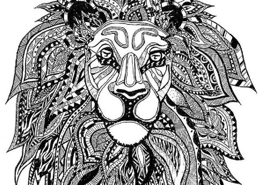 Lion Mandala Coloring Pages - Yvonne Martinelli's Coloring Pages