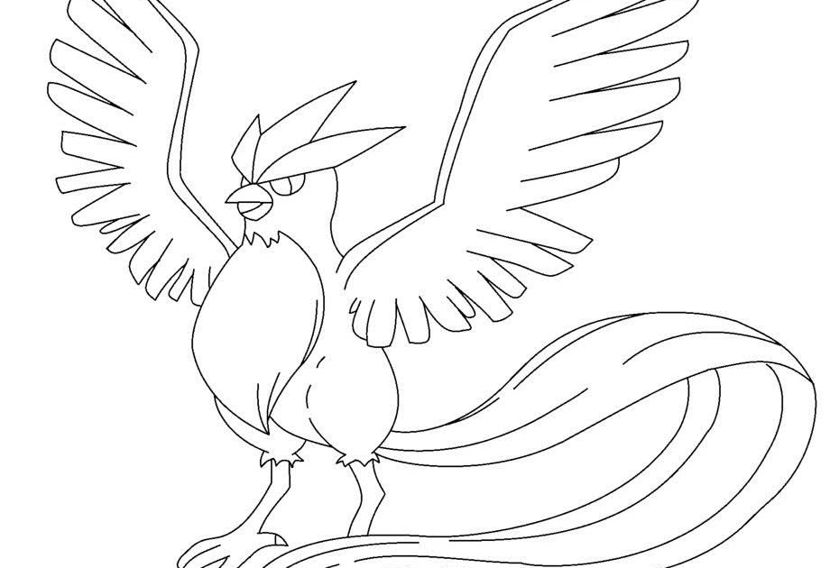 Drawing of Zapdos Pokemon