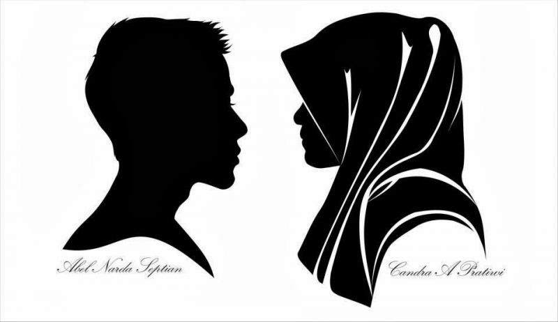 Siluet Pria Dan Wanita Hijab - Nafisa
