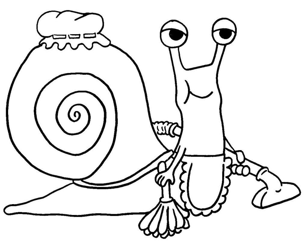 Belle Coloriage D Escargot De Mer  30000 ++ collections de pages à