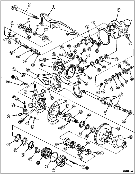 Dana 50 Front Axle Diagram - Free Wiring Diagram