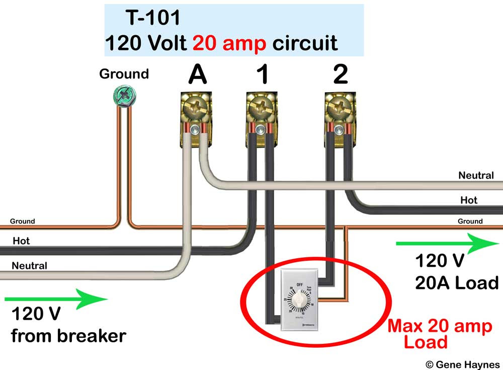 Intermatic T101 Timer Wiring Diagram - General Wiring Diagram