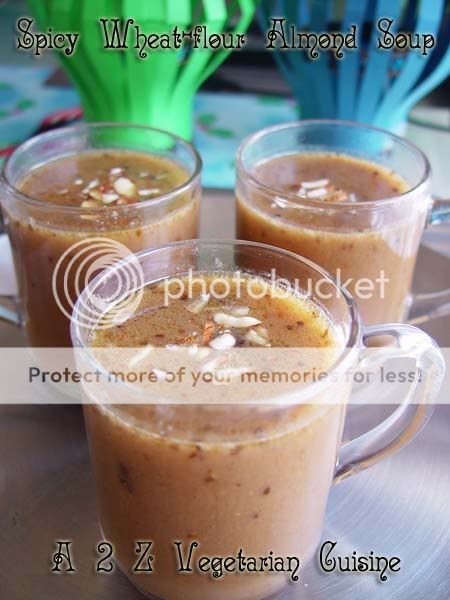 Sweet & Spicy Almond Wheat-flour Soup