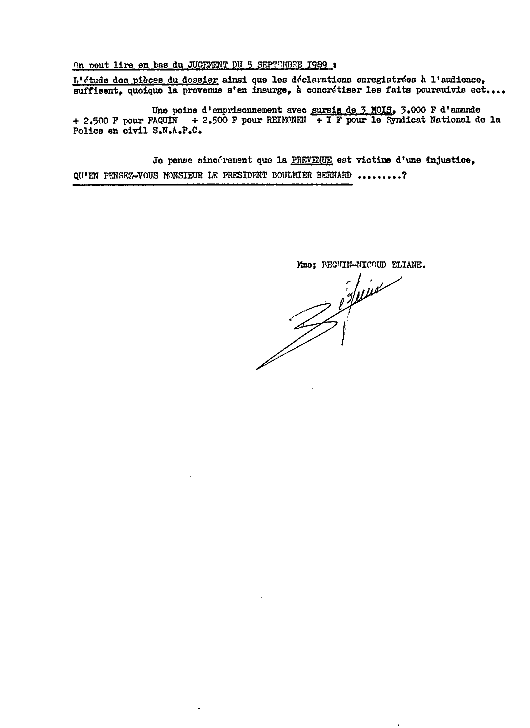 Lettre Au Président Du Tribunal De Grande Instance  Exemple de Lettre