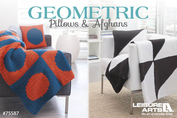 Geometric Pillows &amp; Afghans