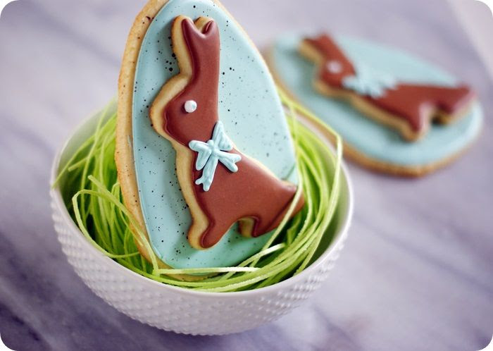 how to make double-decker bunny cookies for easter, recipe + tutorial 