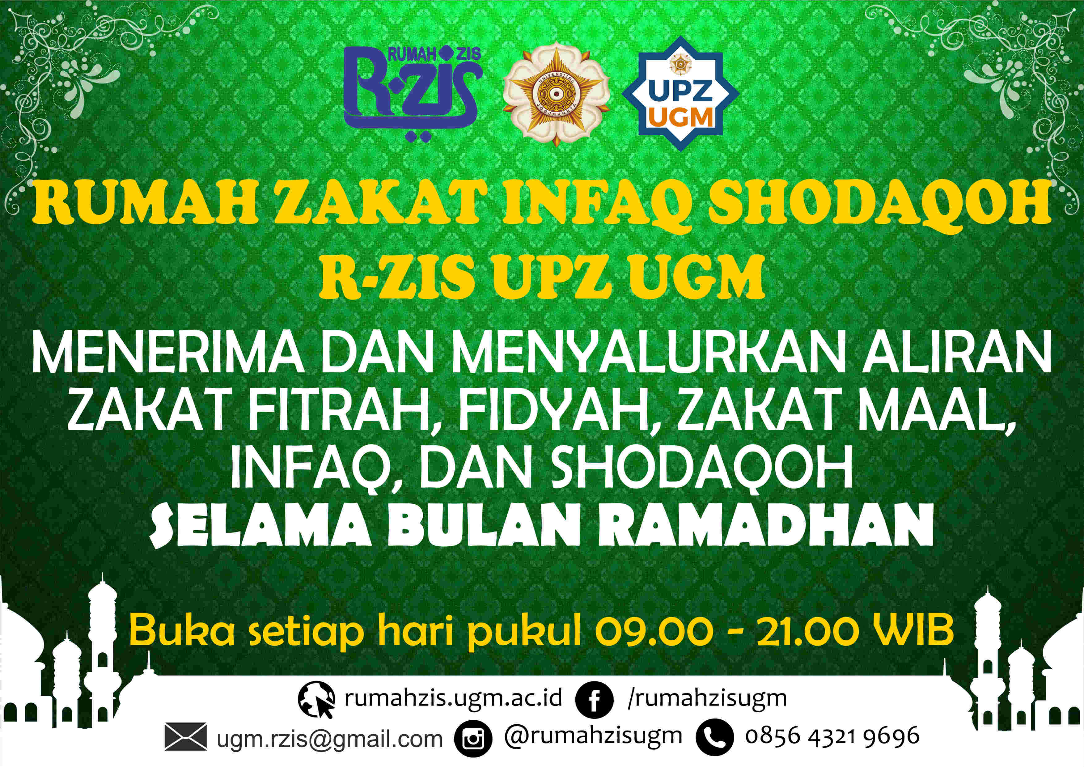 Contoh Spanduk Penerimaan Zakat Fitrah