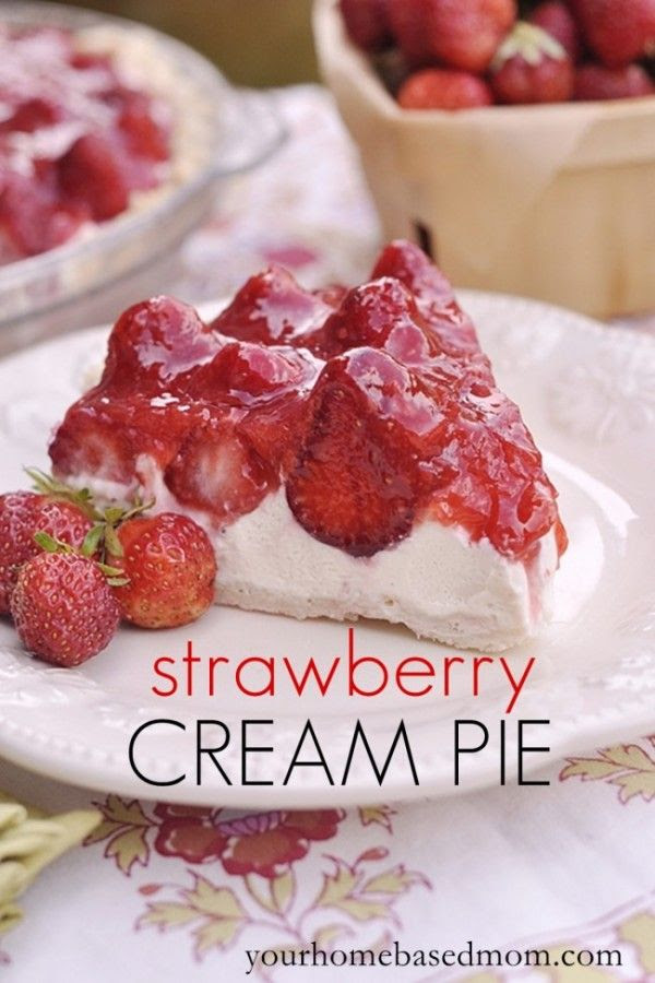 Strawberry Cream Pie recipe!