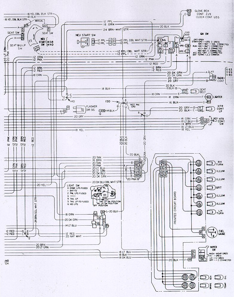 24 1970 Nova Wiring Diagram - Wiring Diagram Niche