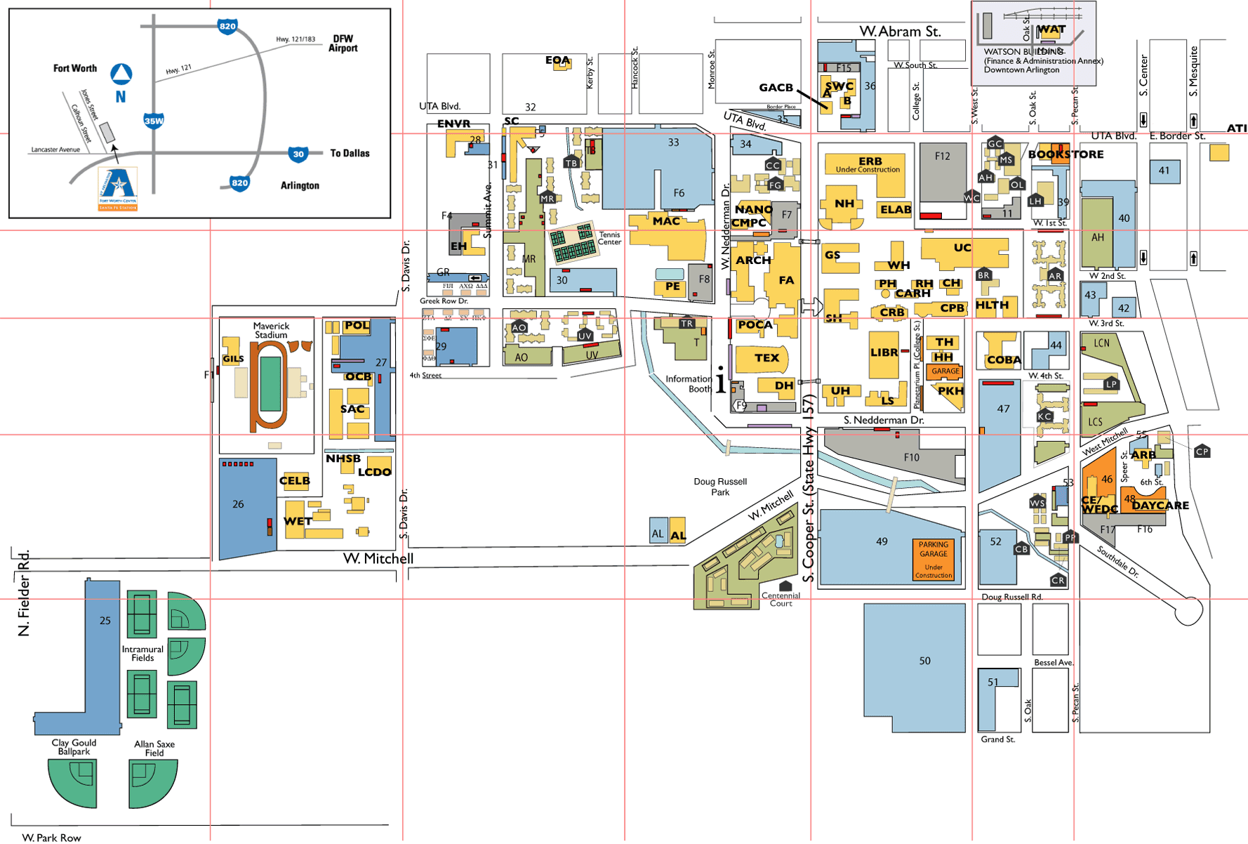 Uta Campus Map CYNDIIMENNA