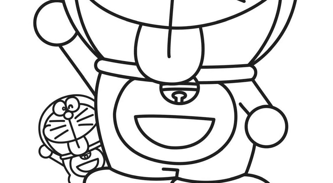 Gambar Doraemon Yang Belum Diwarnai Gambar JKL