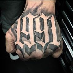 View 14 Tatuajes De Numeros Goticos 2001 - Quazzy Wallpaper
