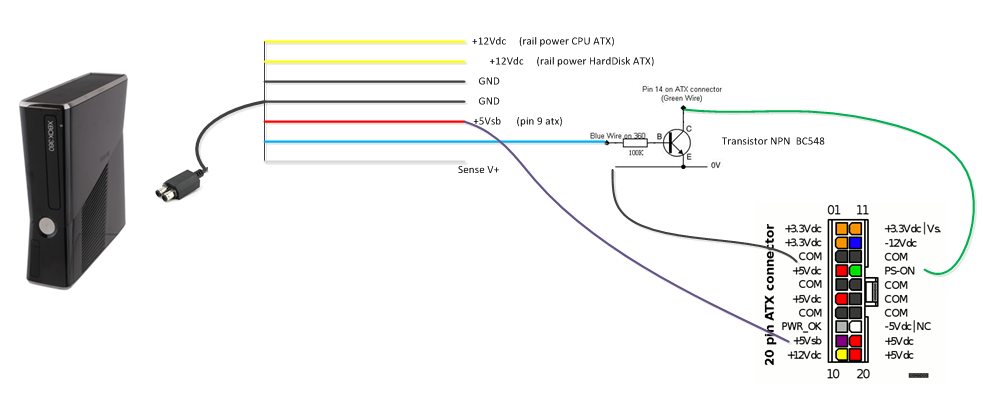 Xbox 360 Power Supply Circuit Diagram