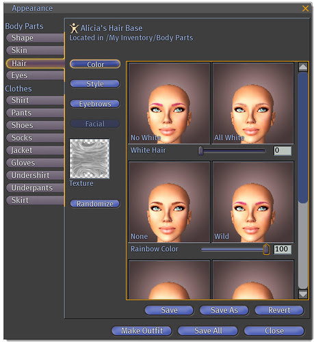 Tutorial - Color Tab
