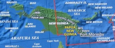 Map of Papua Island Map of Papua Island