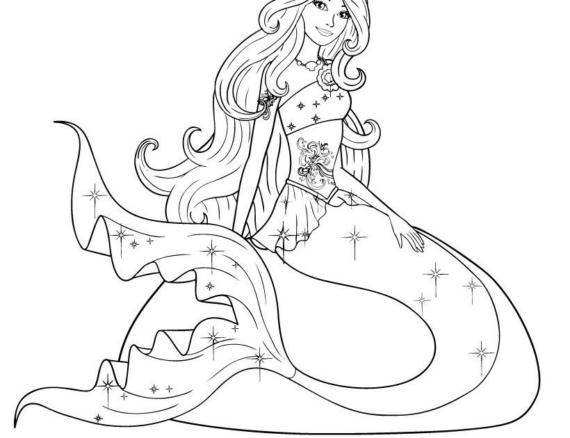 meerjungfrau merliah barbie ausmalbilder  coloring and