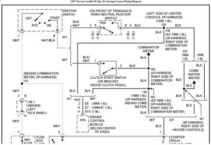 Wiring Diagram Toyota Corolla 1997 - Free Wiring Diagram