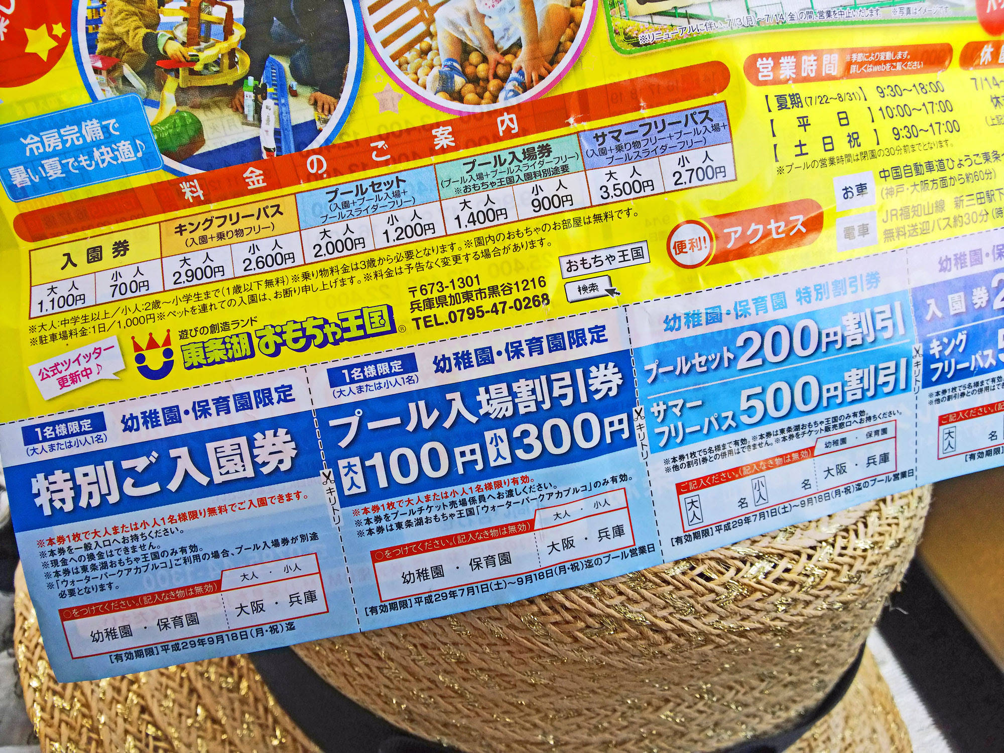 東条 湖 おもちゃ 王国 前売り 券 コンビニ inseanna