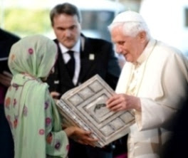 Benedicto XVI con musulmanes - antipapa hereje