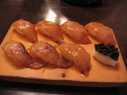 Lunch in Sushi restaurant