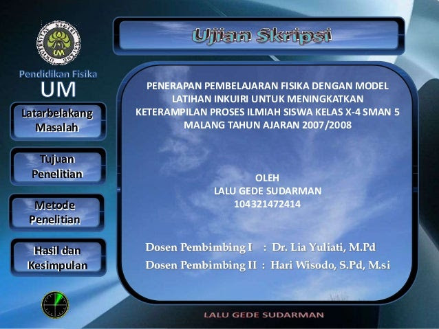 Contoh Ppt Proposal Skripsi Hukum Pejuang Skripsi