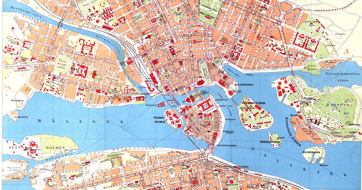 Karta Stockholm Innerstad | Göteborg Karta