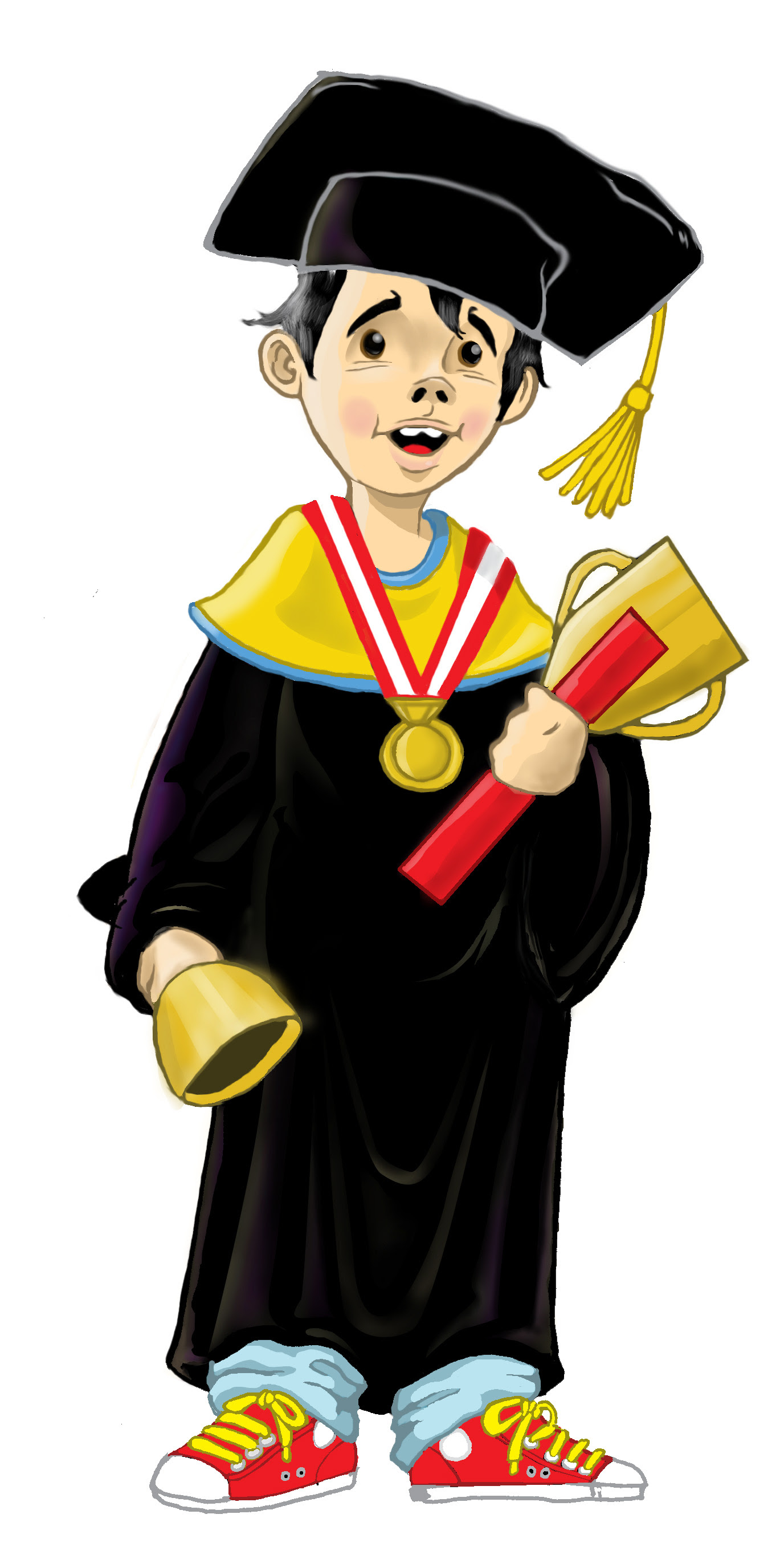 Gambar Orang Lulus Wisuda Kartun
