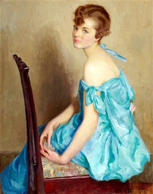 Woman In Blue