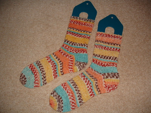 Monika's Circus socks 001
