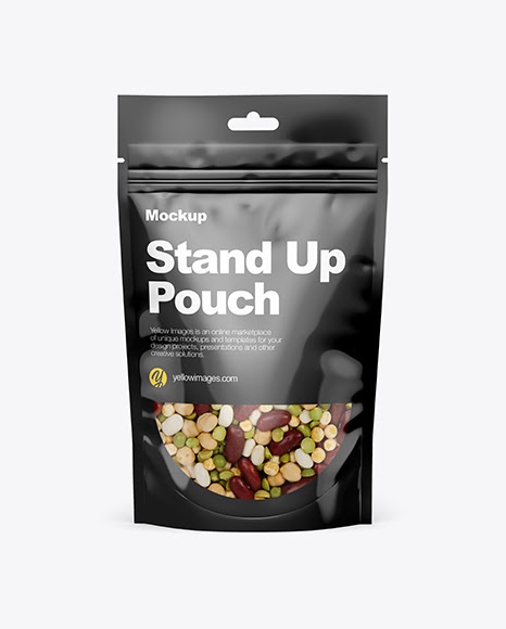 Download Stand Up Pouch Mockup - Front VIew PSD Template
