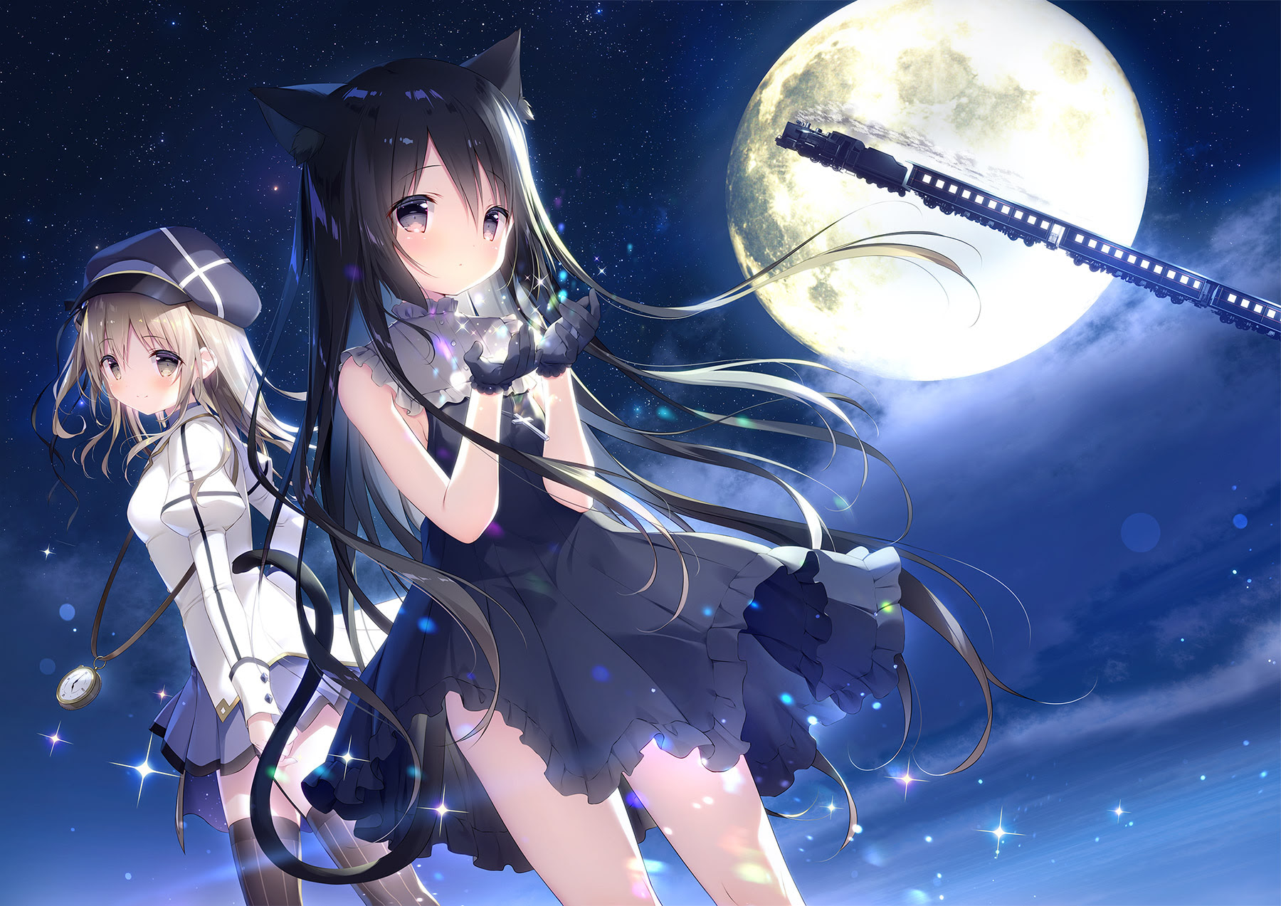 壁紙 星空 女の子 イラスト Josspicture41uje