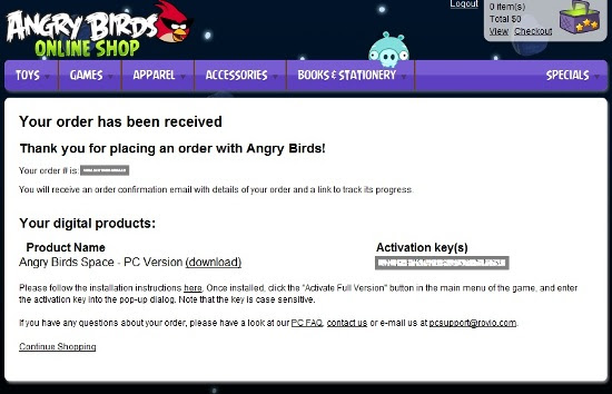 Angry Birds Serial Keygen