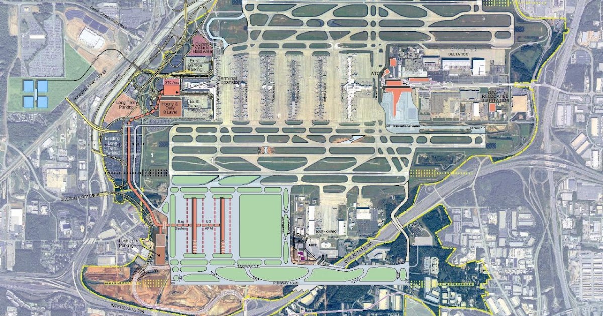 Atlanta Airport Parking Garage Map
