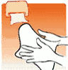 To wash your hands properly, lastly dry your hands afterwards with a clean towel.
