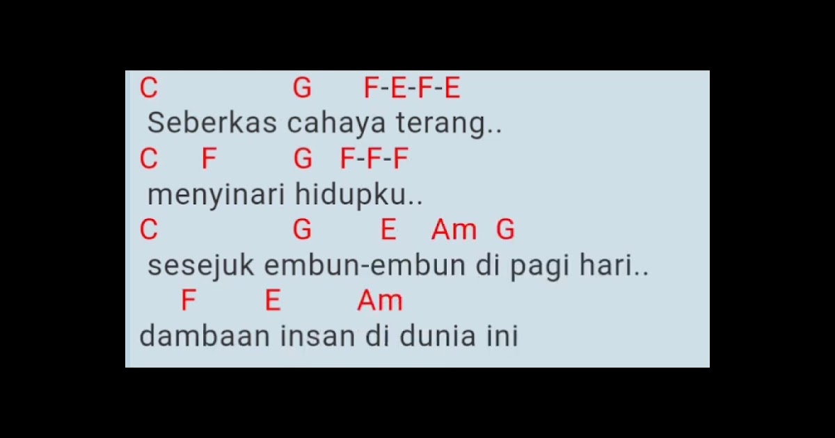 Kunci gitar st 12 jangan pernah berubah