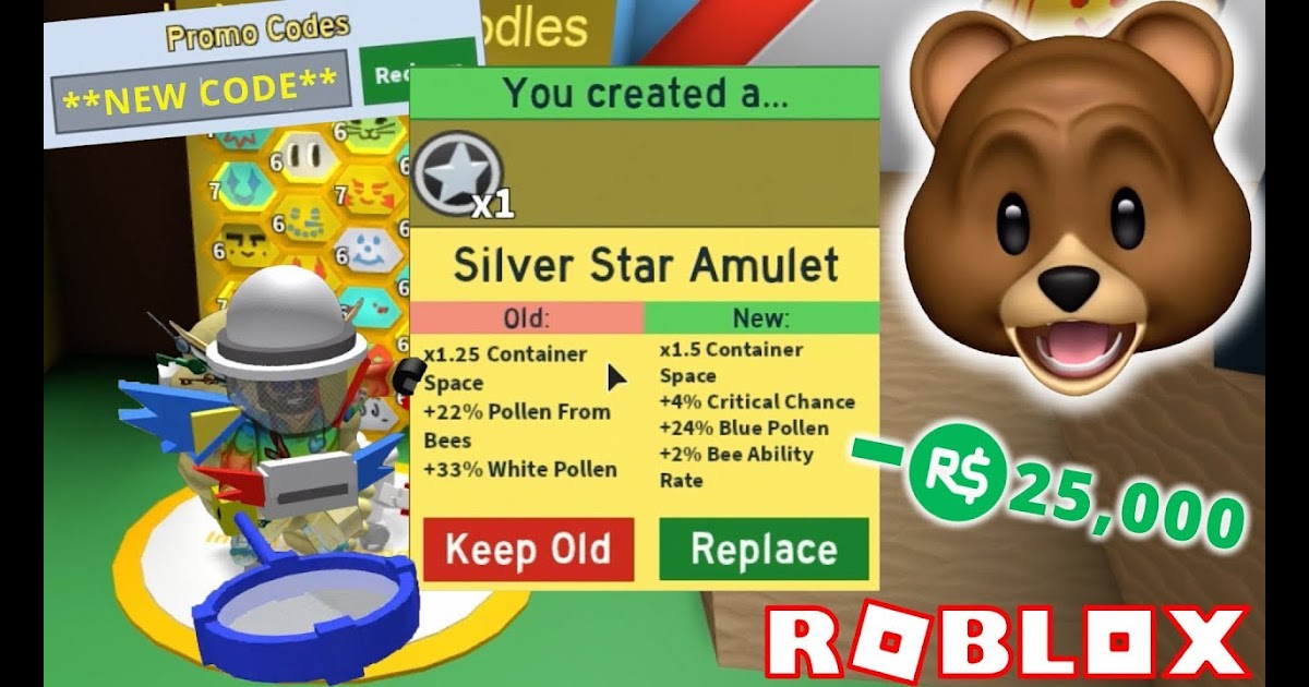 roblox bee swarm code thinknoodles simulator robux codes silver amulet