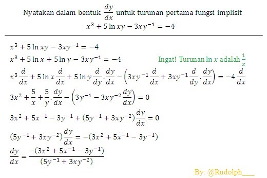 Soal Dan Pembahasan Turunan