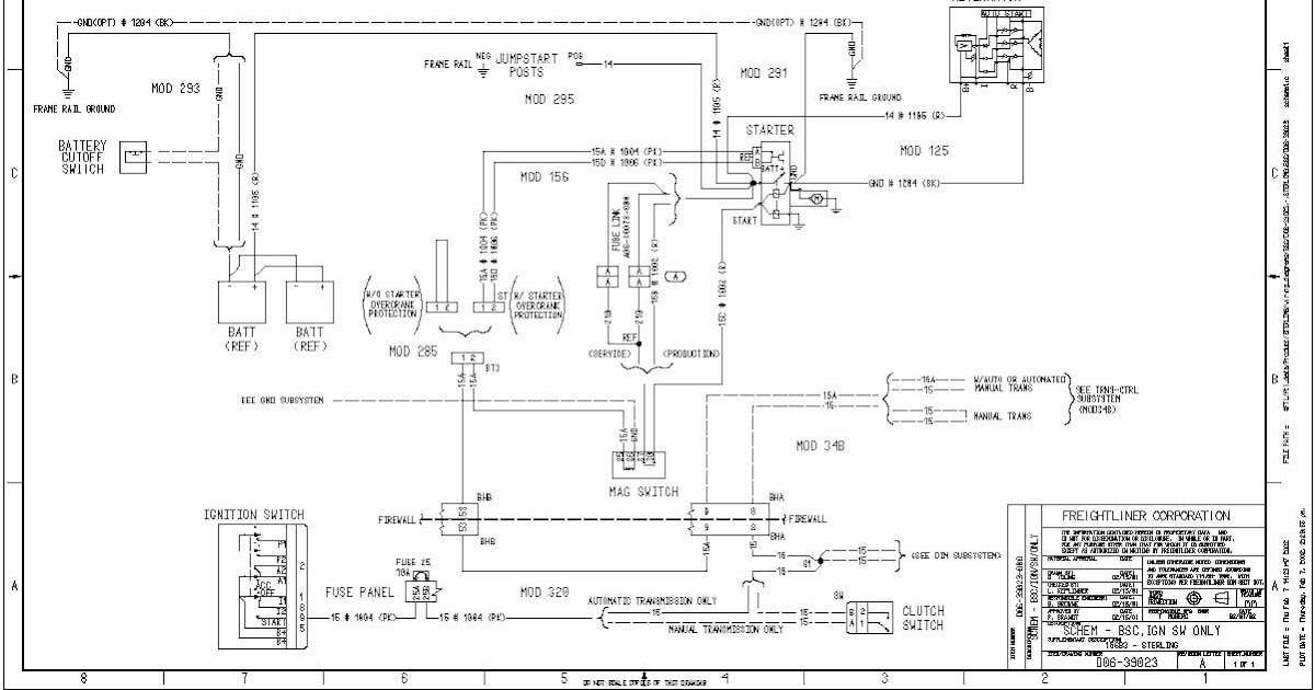 Freightliner m2 blower motor wiring diagram