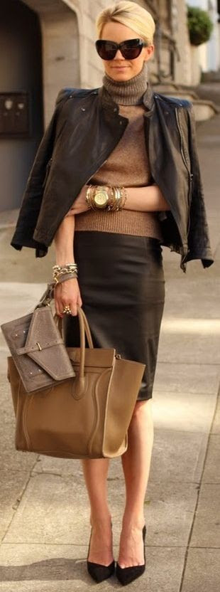 Classic Work Ensemble + Celine bag.